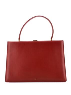 Celine Clasp Top Handle Bag Leather #259011C23B